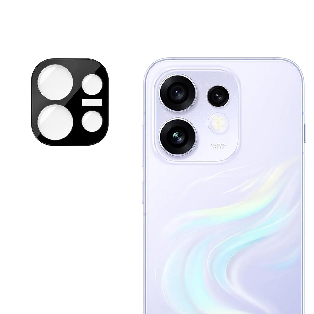 Techsuit Rückkamera-Schutzfolie für Oppo Reno16, gehärtetes Glas, schwarz