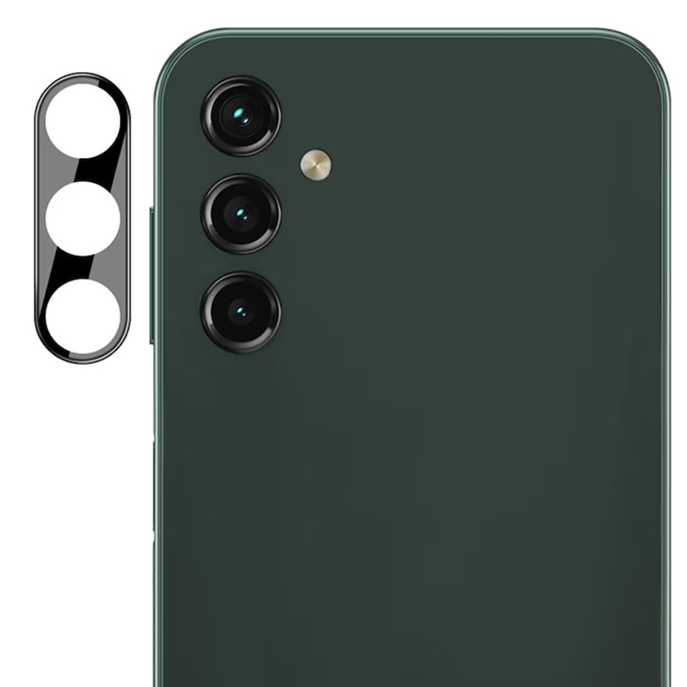 Techsuit Rückkamera-Schutzfolie für Samsung Galaxy A16 5G A166 / A16 4G A165, gehärtetes Glas, schwarz