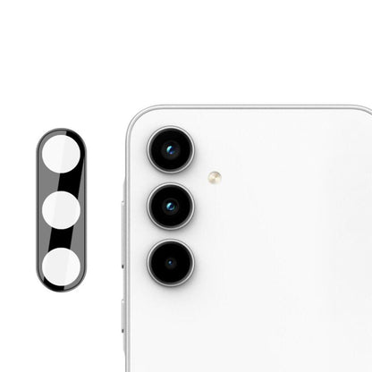 Techsuit Rear Camera Protective Film for Samsung Galaxy A55 5G A556, Tempered Glass, Black