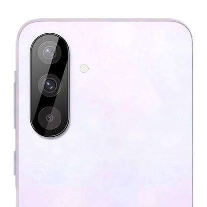 Techsuit Rückkamera-Schutzfolie für Samsung Galaxy A56 A566, gehärtetes Glas, schwarz