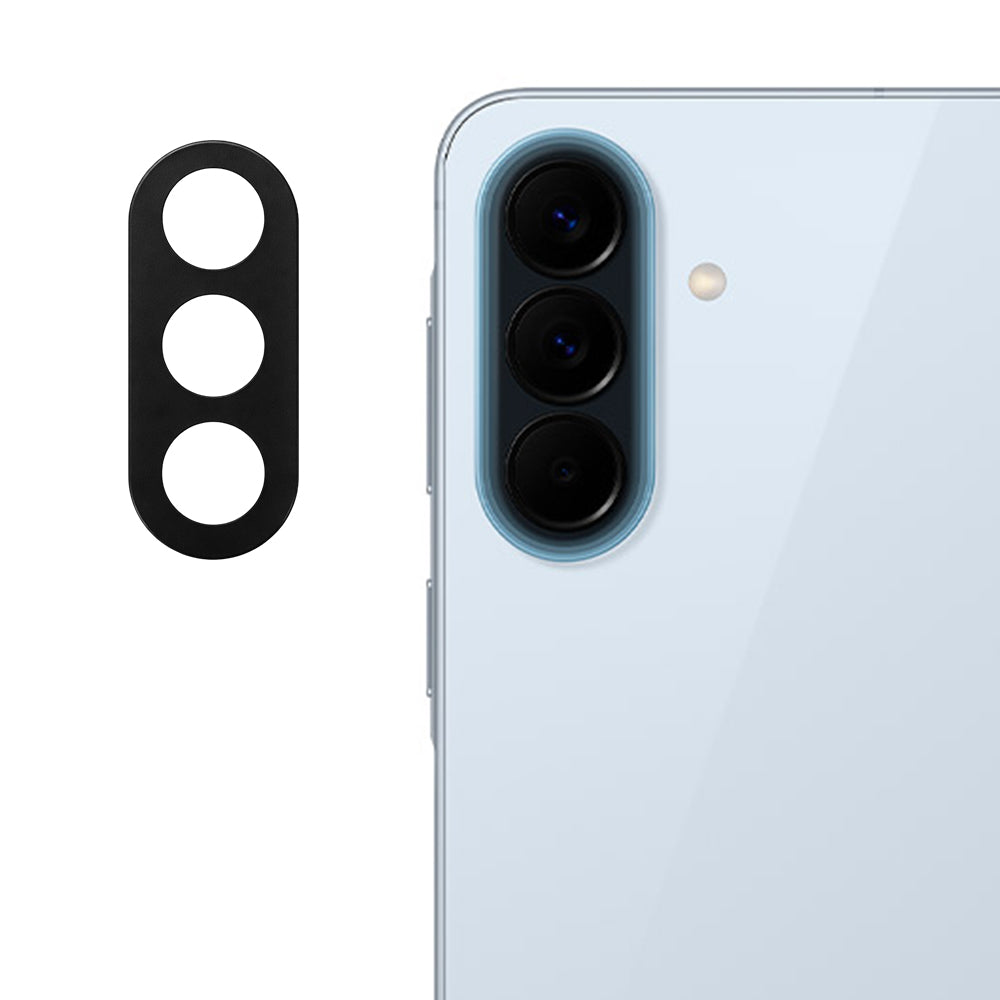 Schutzfolie Techsuit für die Rückkamera des Samsung Galaxy A57 5G, gehärtetes Glas, Schwarz