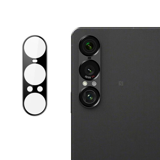 Techsuit Rückkamera-Schutzfolie für Sony Xperia 1 VII, gehärtetes Glas, schwarz