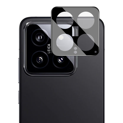 Techsuit Rückkamera-Schutzfolie für Xiaomi 14, gehärtetes Glas, schwarz