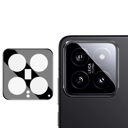 Techsuit Rückkamera-Schutzfolie für Xiaomi 14, gehärtetes Glas, schwarz