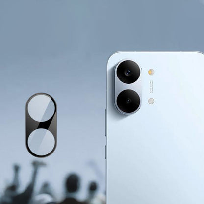 Schutzfolie Techsuit für die Rückkamera des Xiaomi Poco X8 Pro Max, gehärtetes Glas, Schwarz