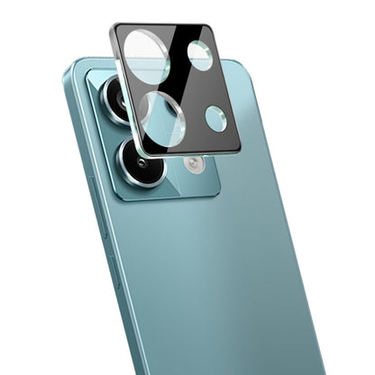 Techsuit Rückkamera-Schutzfolie für Xiaomi Redmi Note 13 Pro 5G, gehärtetes Glas, schwarz