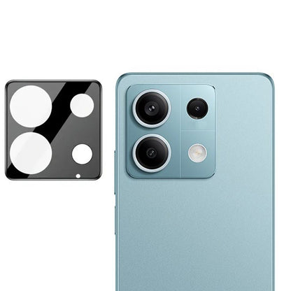 Techsuit Rückkamera-Schutzfolie für Xiaomi Redmi Note 13 Pro 5G, gehärtetes Glas, schwarz