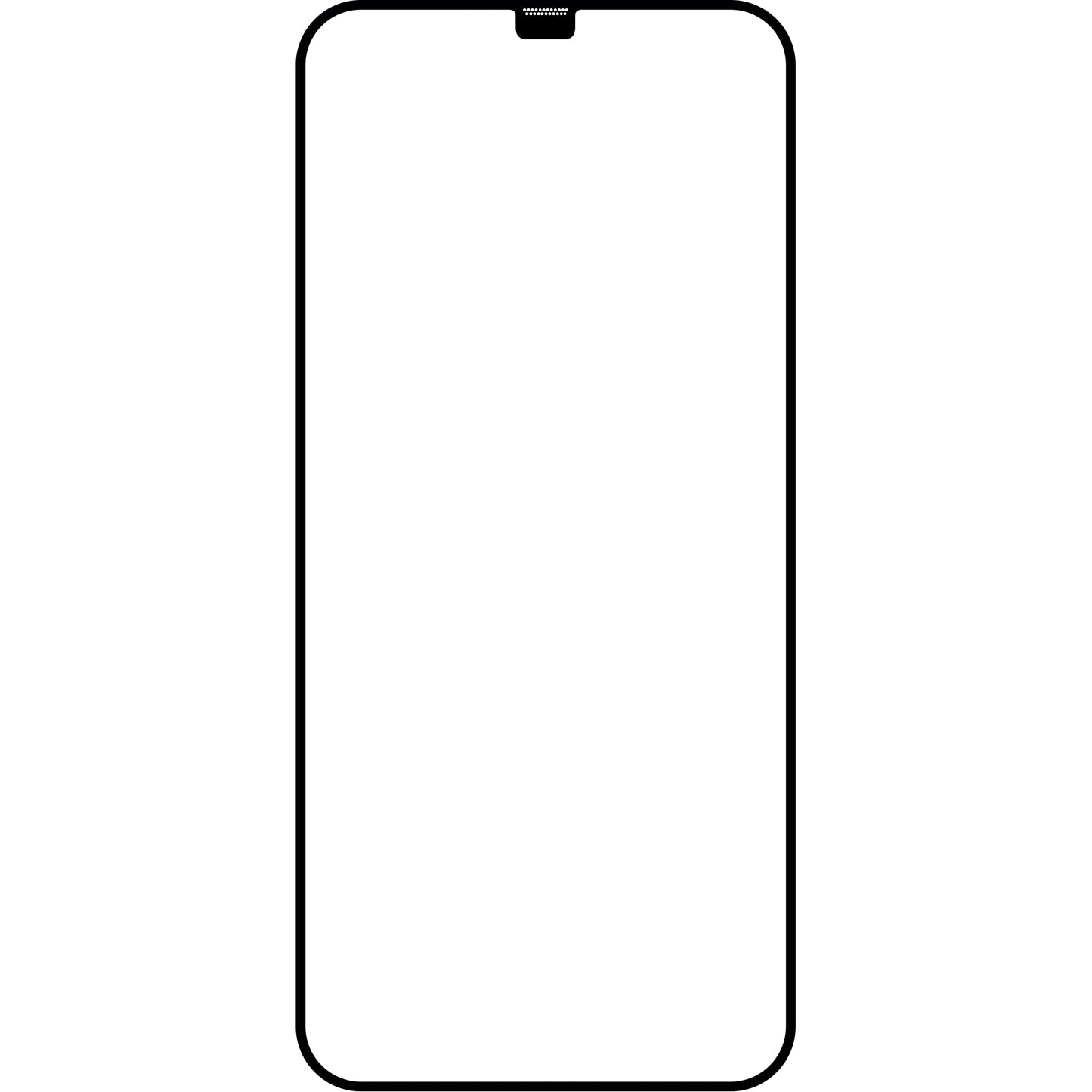 OEM Displayschutzfolie mit automatischer Ausrichtung für Apple iPhone 11 Pro / XS, gehärtetes Glas, Vollkleber, 5D, Schwarz