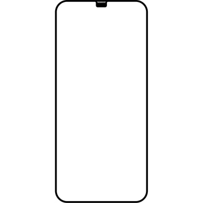 OEM Displayschutzfolie mit automatischer Ausrichtung für Apple iPhone 11 Pro / XS, gehärtetes Glas, Vollkleber, 5D, Schwarz