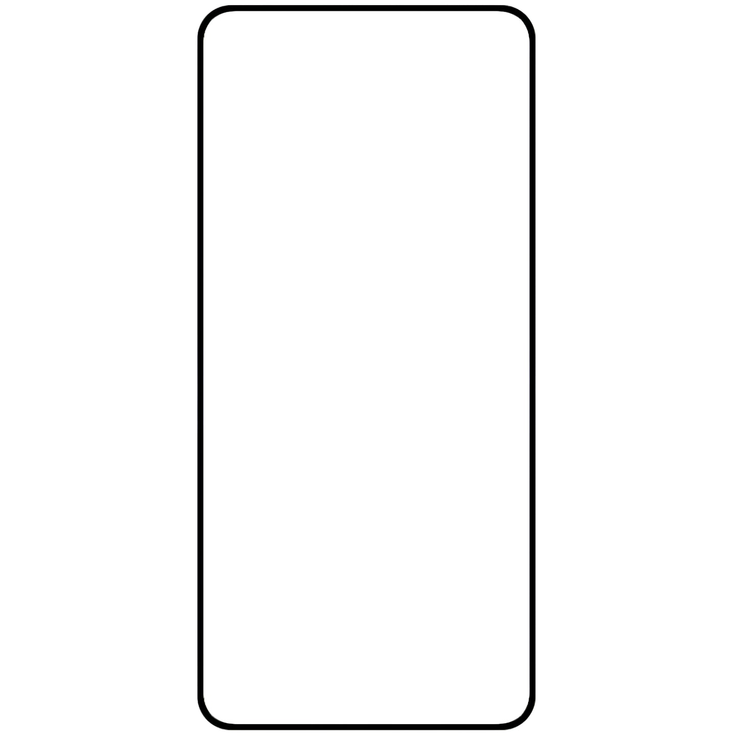 OEM Displayschutzfolie für Samsung Galaxy A56 A566, gehärtetes Glas, Full Glue, 5D, Schwarz