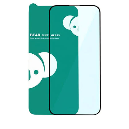 Bear Super Hard Displayschutzfolie für Apple iPhone 18 Pro Max / 17 Pro Max / 16 Pro Max, gehärtetes Glas, Vollkleber, 3D, Schwarz