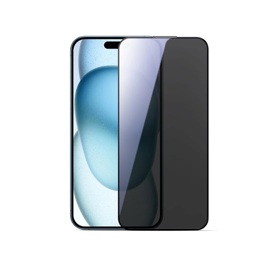 Displayschutzfolie Privacy Joyroom JR-MLG0283 für Apple iPhone 16 Pro Max, Gehärtetes Glas, Vollverklebung, 2.5D