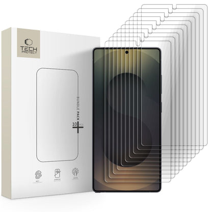 Schutzfolie Tech-Protect für Samsung Galaxy S25 Ultra S938, gehärtetes Glas, Full Glue, Set 10 Stück