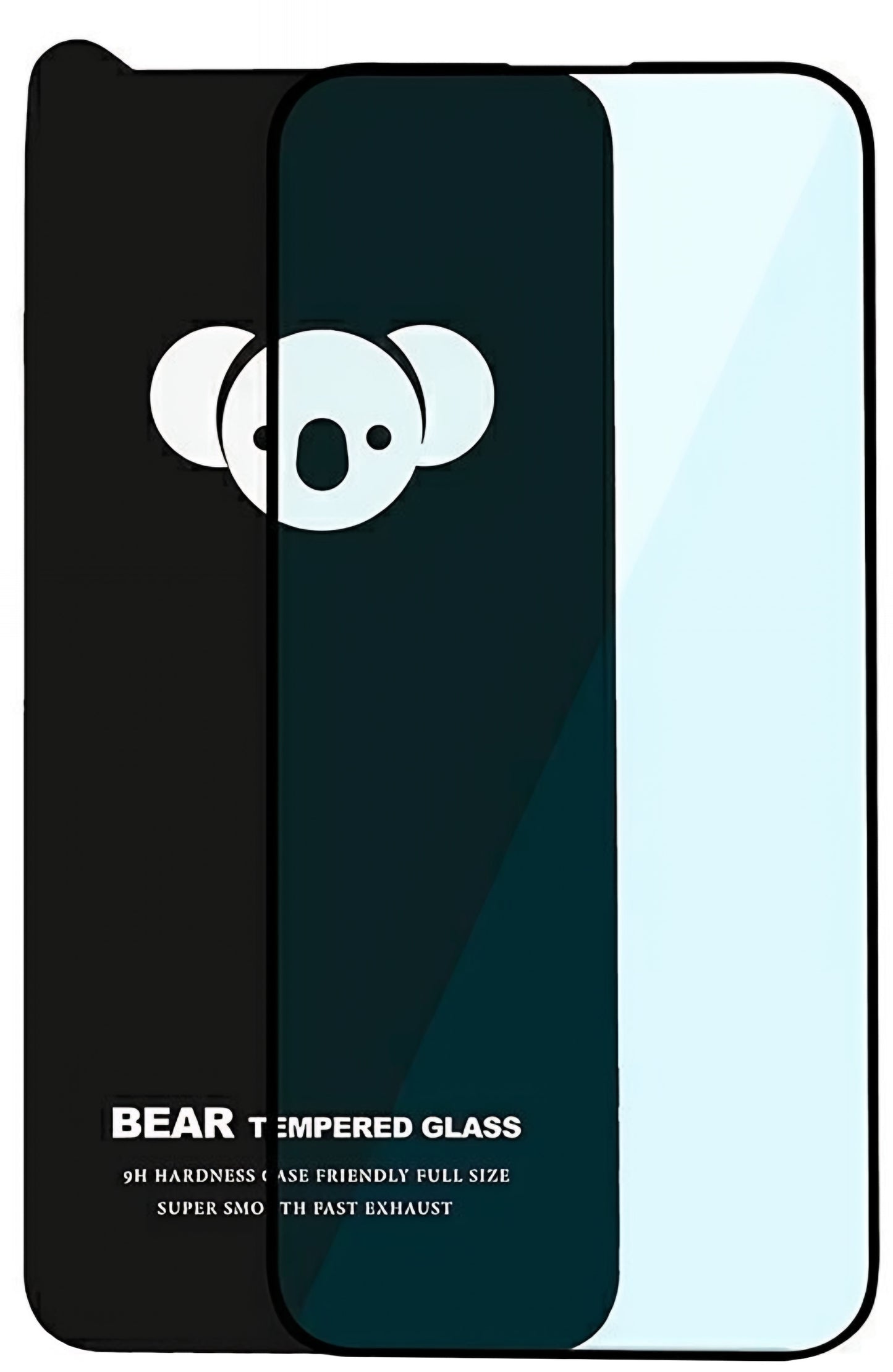 Bear HD Displayschutzfolie für Apple iPhone 17 Air, gehärtetes Glas, Full Glue, Schwarz