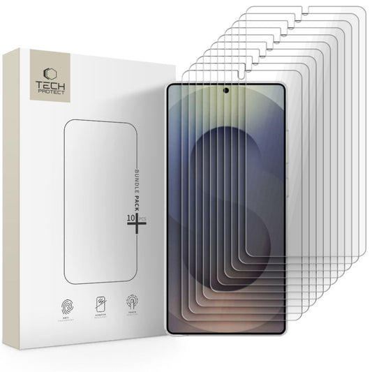 Schutzfolie Tech-Protect für Samsung Galaxy S26 Ultra S948, Gehärtetes Glas, Vollverklebung, Set 10 Stück