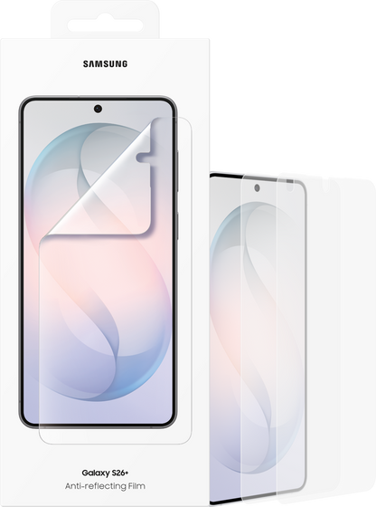 Anti-reflecting Screen Protector for Samsung Galaxy S26 Plus S947, Plastic, Set of 2 pieces EF-US947CTEGWW