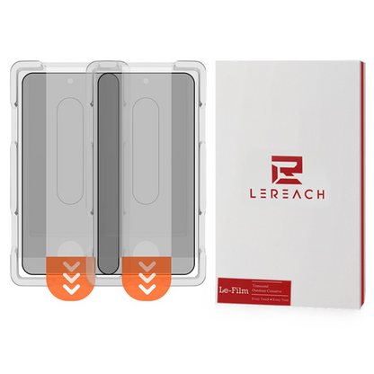 Privacy-Schutzfolie Lereach für Xiaomi 17T Pro, gehärtetes Glas, Full Glue, 2er-Set