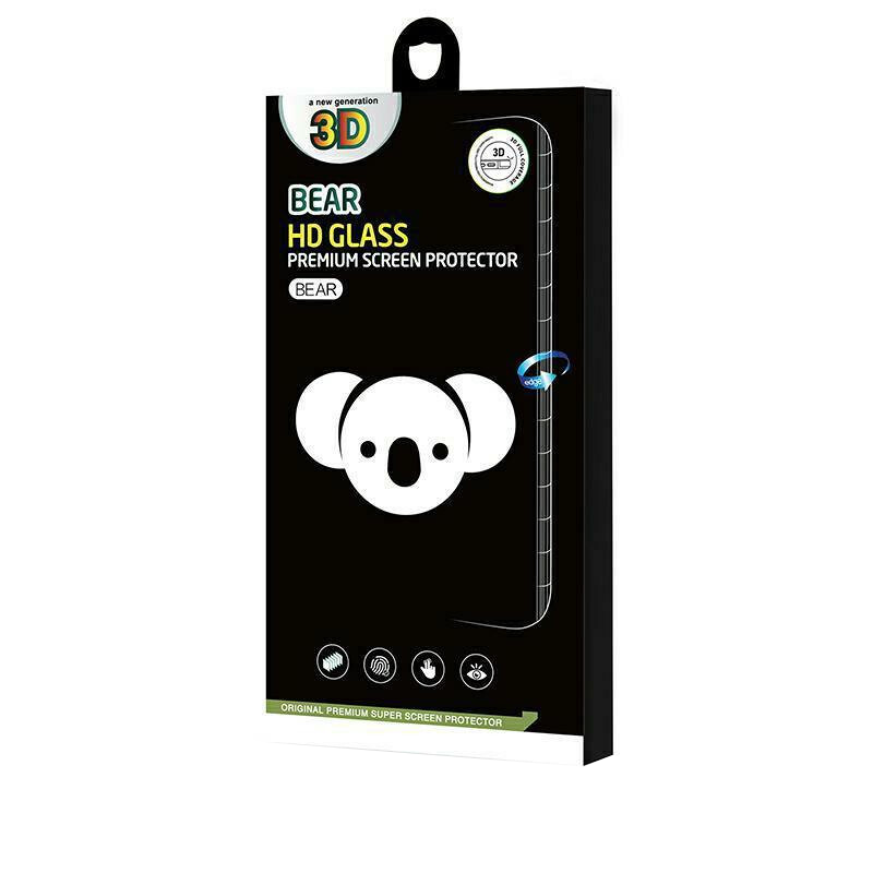 Bear HD Displayschutzfolie für Samsung Galaxy S26 Ultra S948, gehärtetes Glas, Full Glue, Schwarz