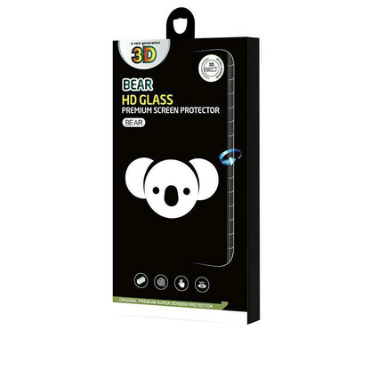 Bear HD Displayschutzfolie für Samsung Galaxy S26 Ultra S948, gehärtetes Glas, Full Glue, Schwarz
