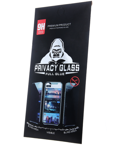 OEM Privacy Displayschutzfolie für Apple iPhone 18 Pro Max, gehärtetes Glas, Full Glue