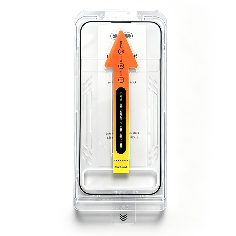 OEM Dust Free Easy Fit Displayschutzfolie für Samsung Galaxy S26 Ultra S948, gehärtetes Glas, Full Glue, Schwarz