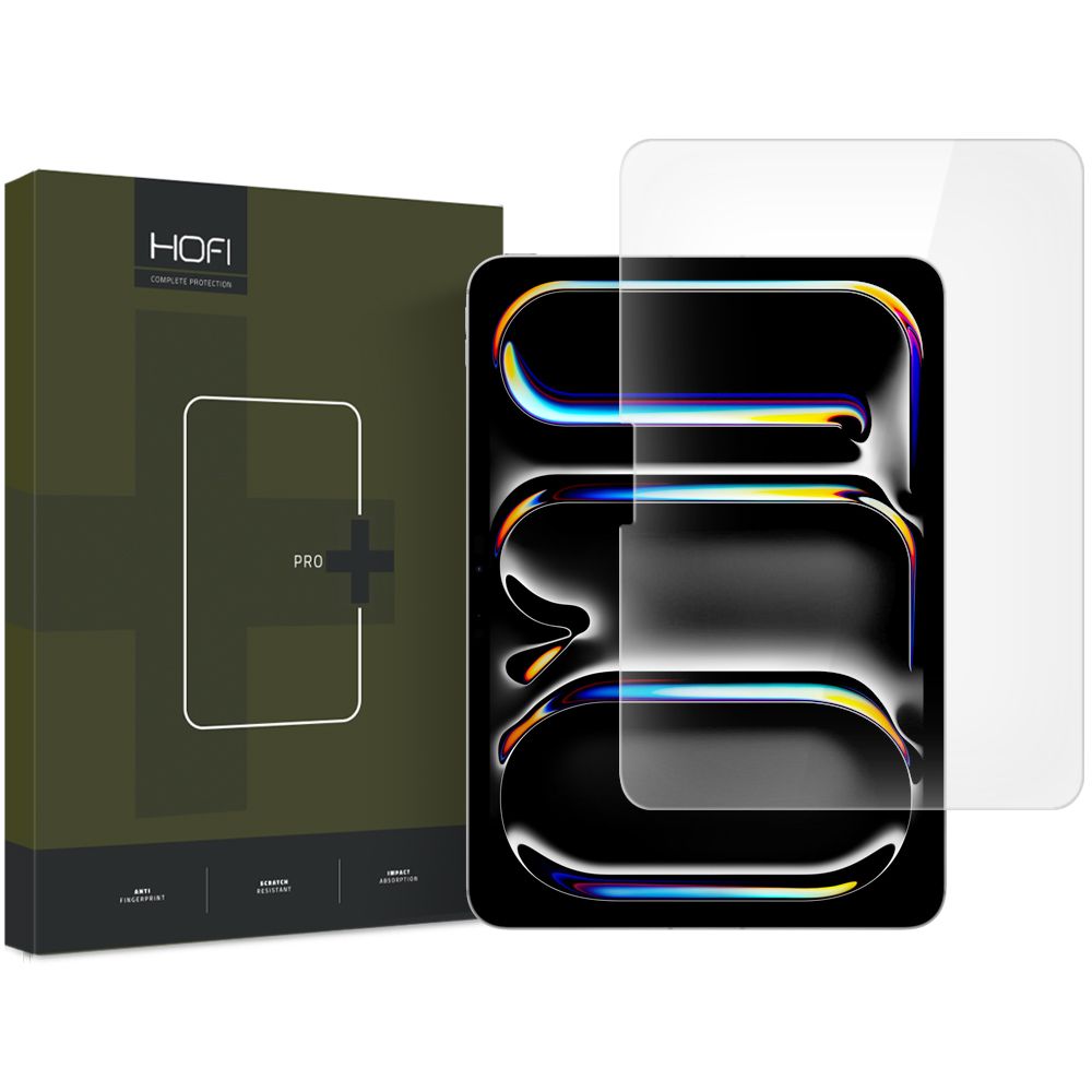 Screen Protector HOFI PRO+ for Apple iPad Air 13 (2024), Glass Protected, Full Glue 