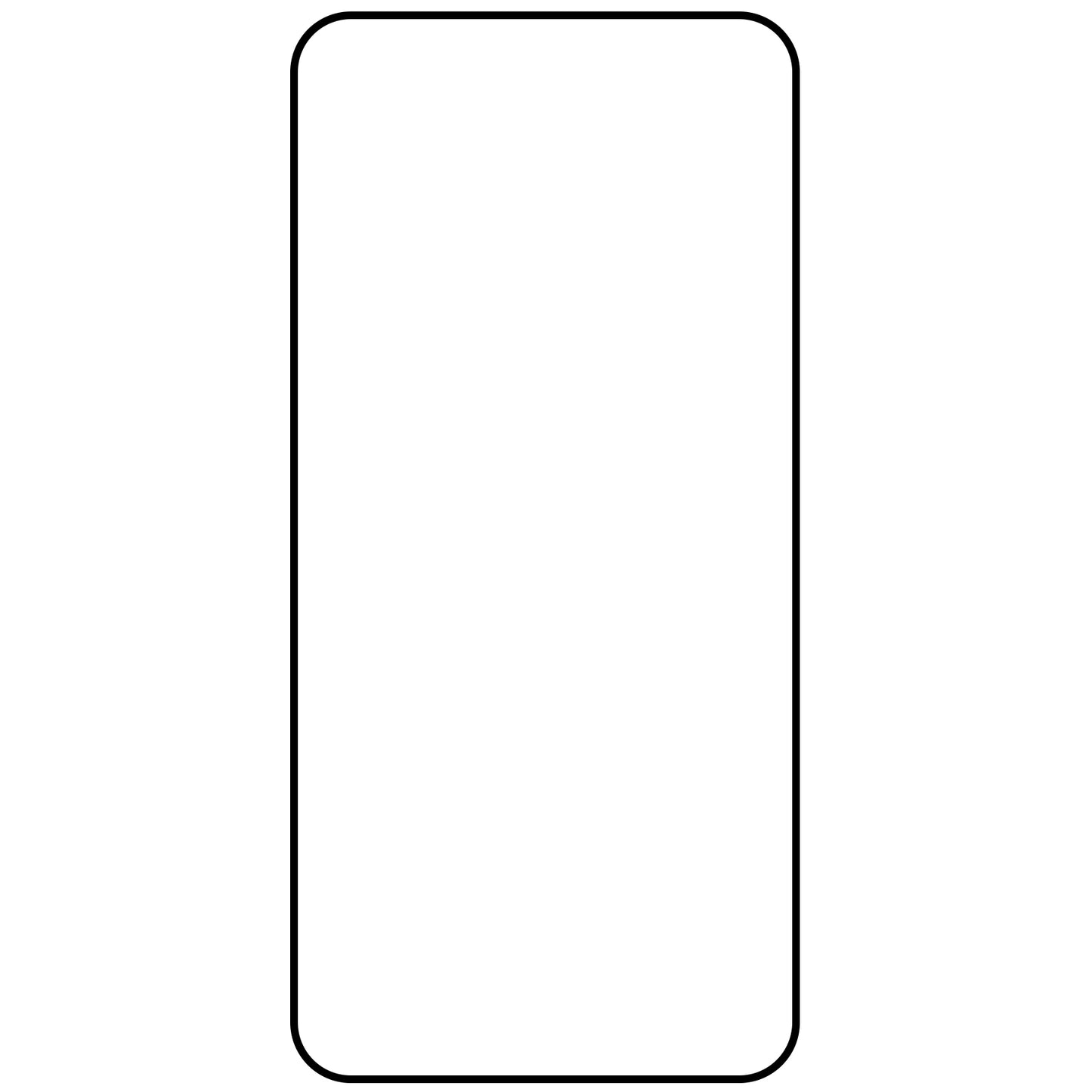OEM Displayschutzfolie für Samsung Galaxy A36 A366, gehärtetes Glas, Full Glue, 5D, Schwarz