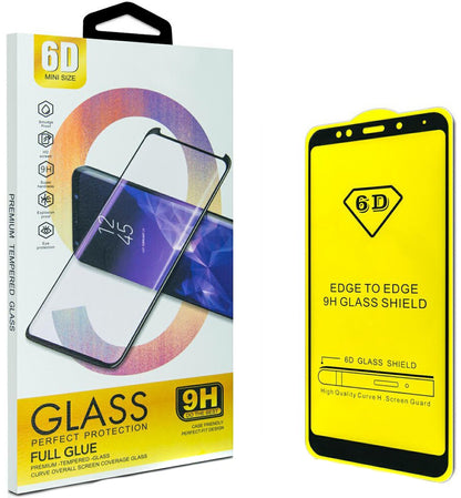 OEM Displayschutzfolie für Oppo Reno13 F, gehärtetes Glas, Full Glue, 21D, Schwarz