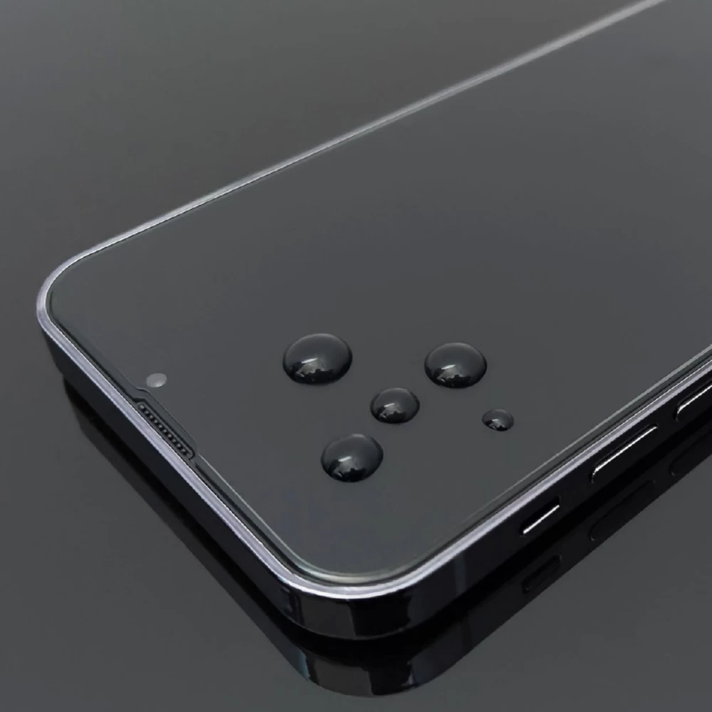 Privacy-Schutzfolie WZK AntiSpy für Apple iPhone 15 Pro, gehärtetes Glas, Vollkleber