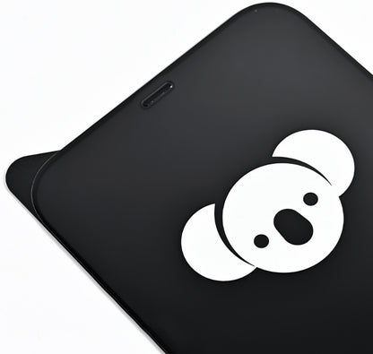 Bear HD Displayschutzfolie für Apple iPhone 17 Pro, gehärtetes Glas, Full Glue, Schwarz