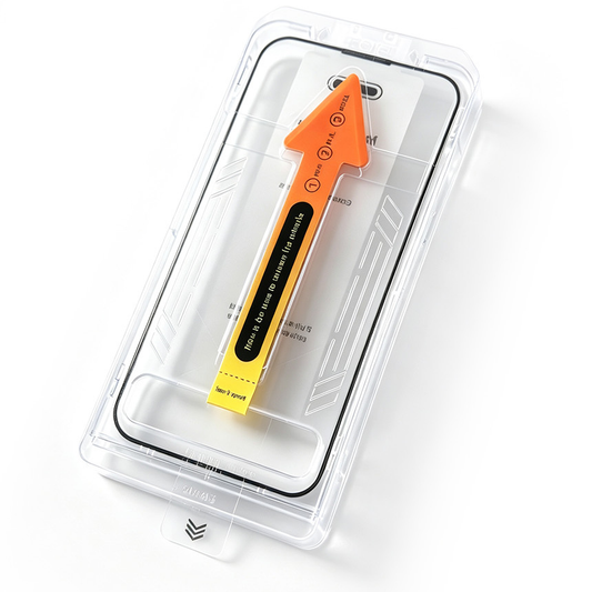 OEM Dust-Free-Easy-Fit-Displayschutzfolie für Samsung Galaxy S25 Ultra S938, gehärtetes Glas, Full Glue, Schwarz