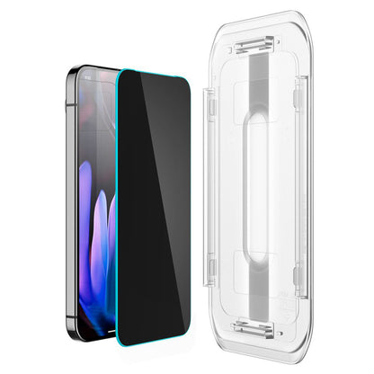 Privacy-Schutzfolie Spigen GlastR EZ FIT für Google Pixel 9 Pro XL, gehärtetes Glas, Full Glue, 2er-Set AGL09313