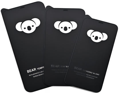 Bear HD Displayschutzfolie für Apple iPhone 17 Pro Max, gehärtetes Glas, Full Glue, Schwarz