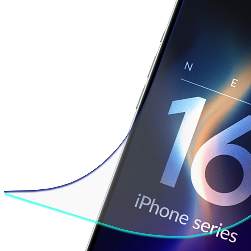 3MK FlexibleGlass Displayschutzfolie für Apple iPhone 17e / 16e, Flexibles Glas, Vollflächig verklebt
