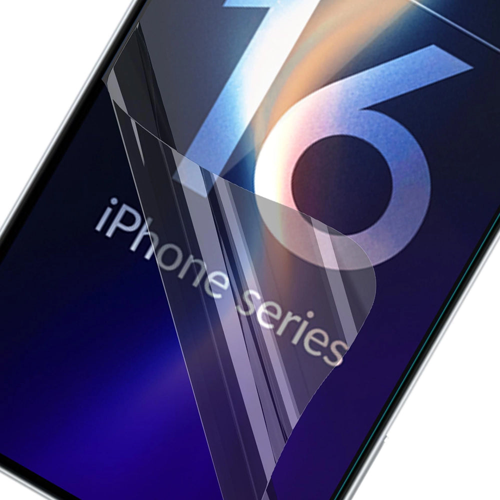 3MK FlexibleGlass Displayschutzfolie für Apple iPhone 17e / 16e, Flexibles Glas, Vollflächig verklebt