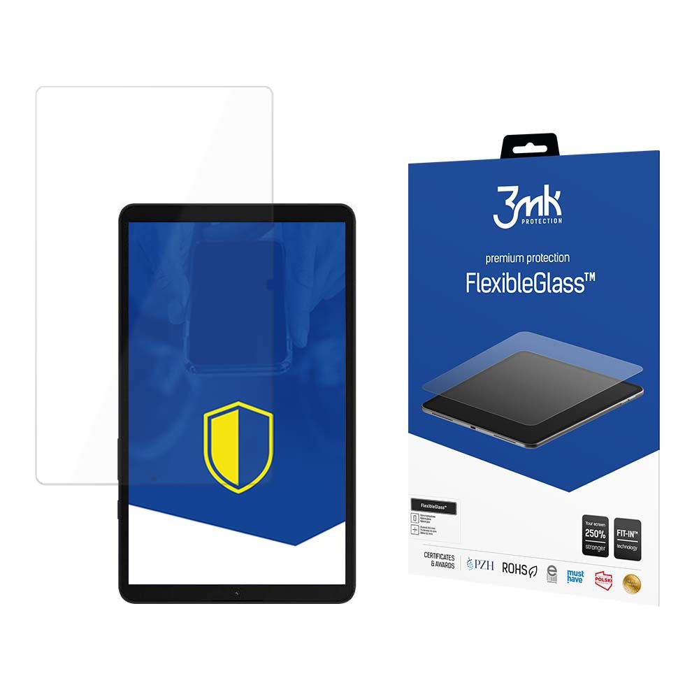 3MK FlexibleGlass Displayschutzfolie für Samsung Galaxy Tab A11+ / Tab A9+, Flexibles Glas, Vollflächig Klebend