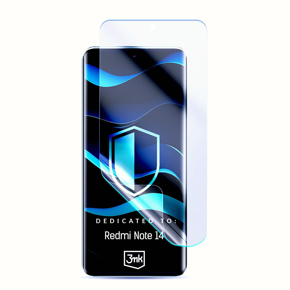3MK FlexibleGlass Displayschutzfolie für Xiaomi Redmi Note 14 5G, Flexibles Glas, Vollklebend