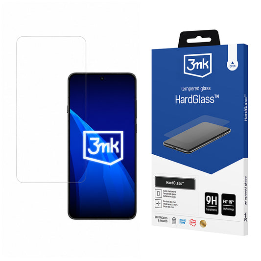 3MK HardGlass Displayschutzfolie für Oppo Find X9 Ultra, gehärtetes Glas, Vollkleber