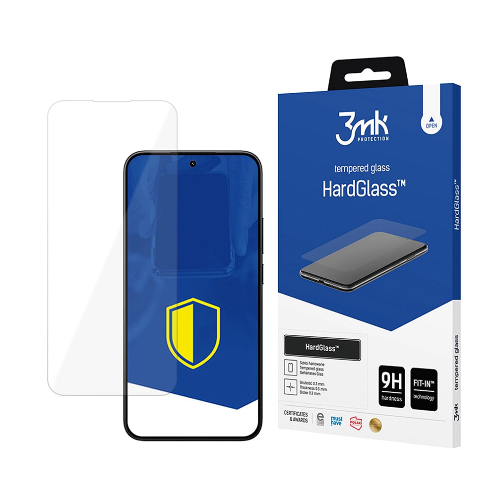 Schutzfolie 3MK HardGlass für Xiaomi 15T, gehärtetes Glas, Vollkleber