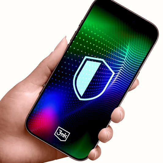 Schutzfolie 3MK Hardy Ultra für Apple iPhone 17 Pro Max, gehärtetes Glas, Full Glue, Schwarz