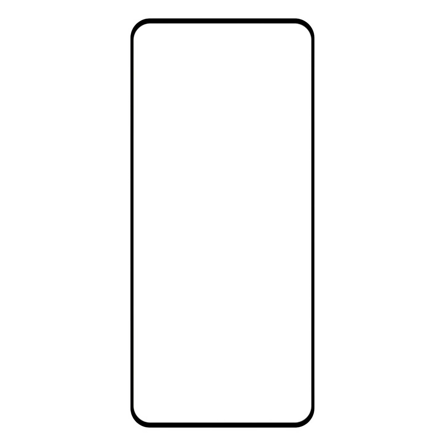 Schutzfolie Blue Shield für Motorola Edge 40 Neo, gehärtetes Glas, Edge Glue, hüllenfreundlich, Schwarz
