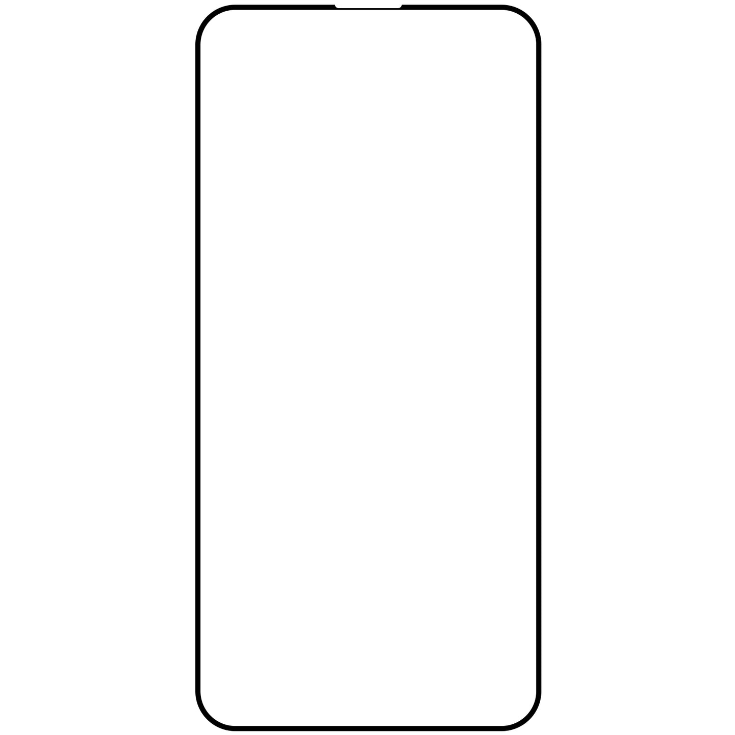 Blue Shield Displayschutzfolie für Apple iPhone 16, abgeschirmtes Glas, Vollverklebung, Case Friendly, Schwarz 