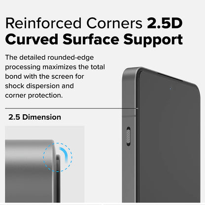 Schutzfolie Ringke für OnePlus 13R, gehärtetes Glas, Full Glue, Set mit 2 Stück