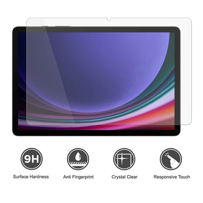 Lito Classic Displayschutzfolie für Samsung Galaxy Tab S9 FE / Tab S9, gehärtetes Glas, Full Glue, 2.5D