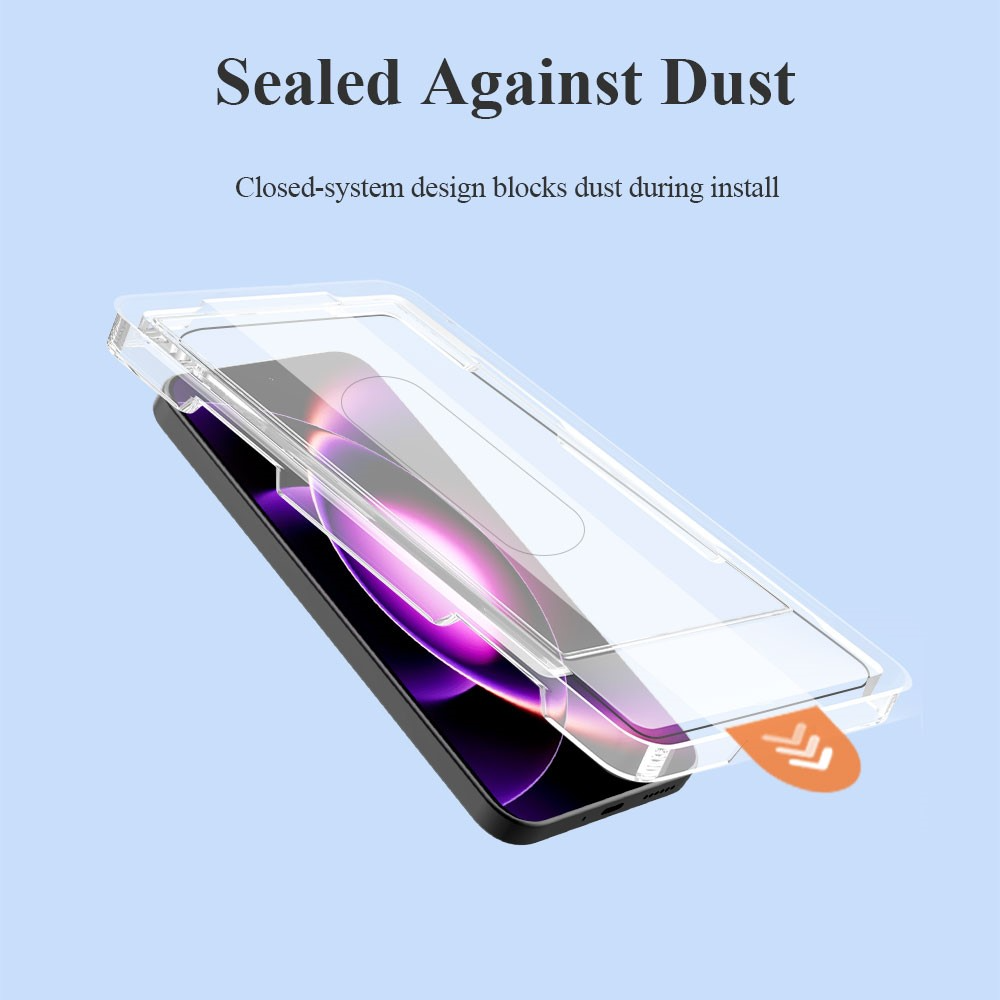 Lereach Screen Protector for Xiaomi 17T Pro, Tempered Glass, Full Glue, Black