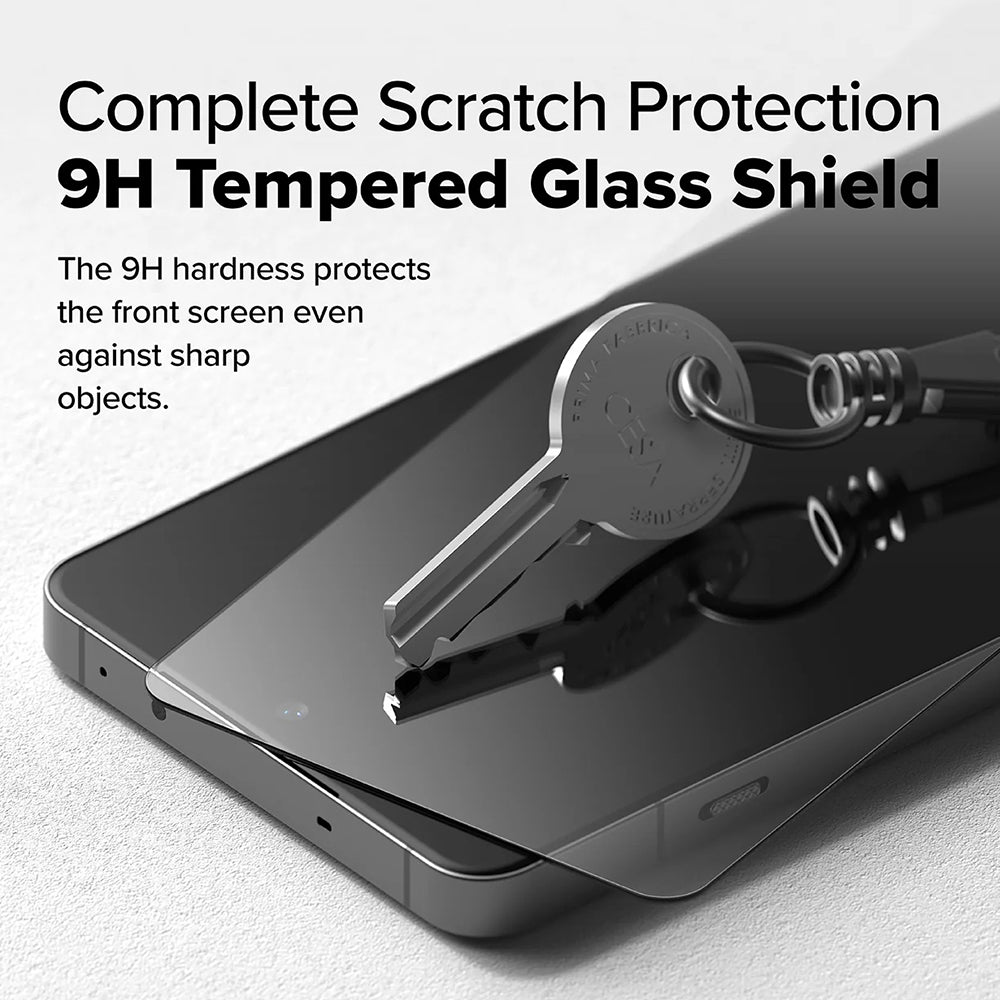 Schutzfolie Ringke für OnePlus 13R, gehärtetes Glas, Full Glue, Set mit 2 Stück