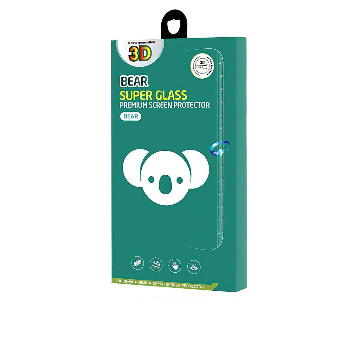 Bear Super Hard Screen Protector Film for Samsung Galaxy S26 Ultra S948, Tempered Glass, Full Glue, 3D, Black