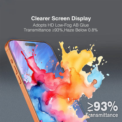 Tel Protect 10X HD DLC Diamond Coating Displayschutzfolie für Apple iPhone 18 Pro / 17 Pro, gehärtetes Glas, vollflächig klebend, schwarz