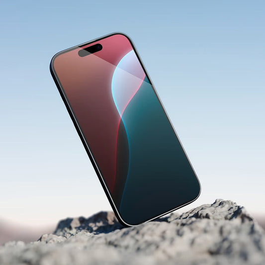 Schutzfolie Anank 5X Reinforced Invisible für Apple iPhone 17 Pro Max, Gehärtetes Glas, Full Glue, 3D, Schwarz