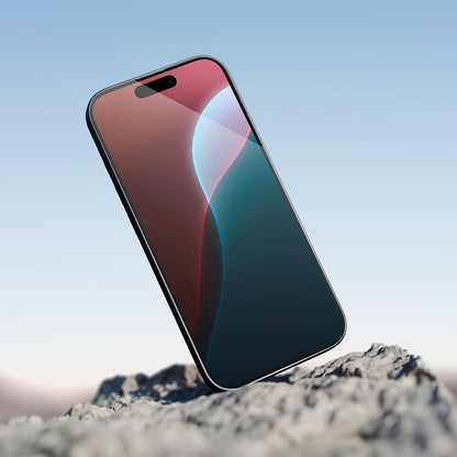 Schutzfolie Anank 5X Reinforced Invisible für Apple iPhone 17, Gehärtetes Glas, Full Glue, 3D, Schwarz